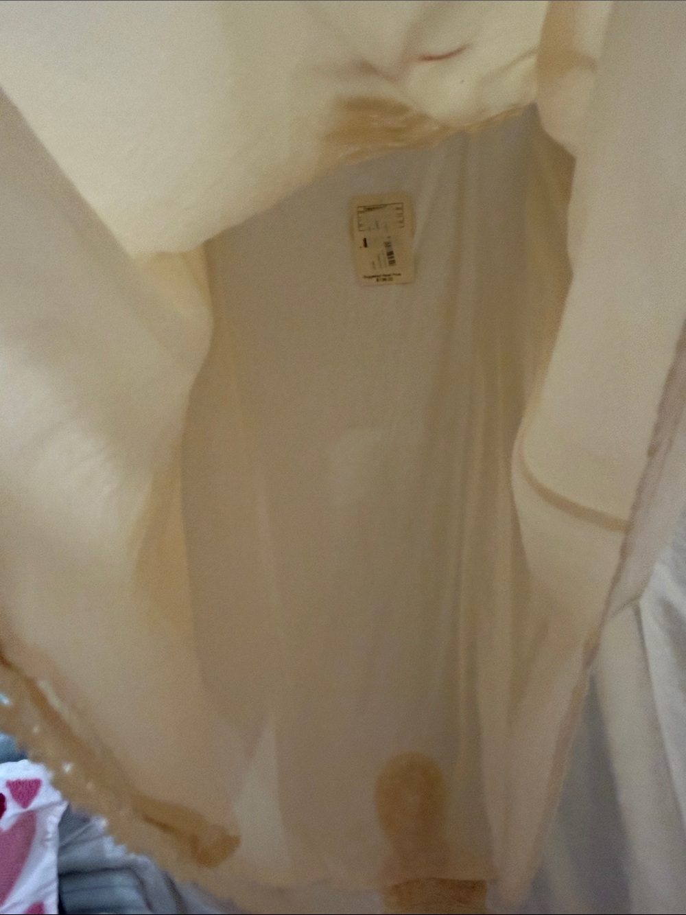 Free People Cream Embroidered A-Line Midi Skirt vintage Y2K 💘 - Picture 13 of 14